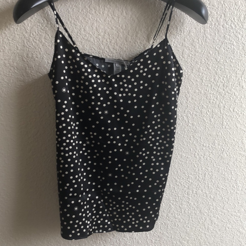 Stella McCartney Melanie Dot Print Stretch Silk Camisole (Size Medium) NWT - Picture 8 of 13
